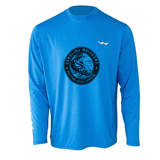 Carolina Whiskers Helios Fishing Shirt - Blue - WindRider