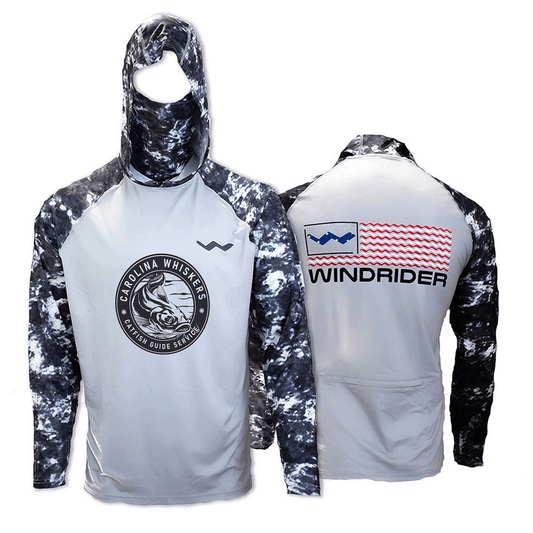 Carolina Whiskers Atoll Fishing Shirt - Grey - WindRider