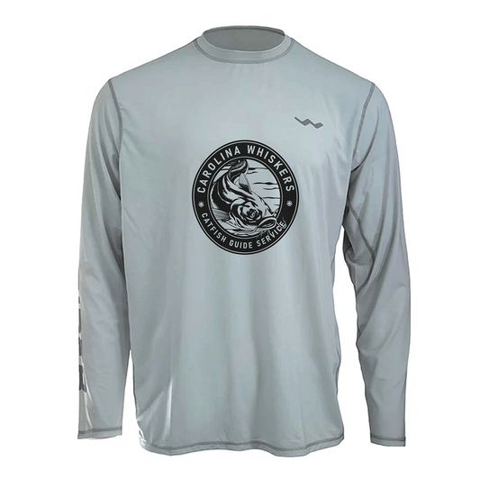 Carolina Whiskers Helios Fishing Shirt - Grey - WindRider