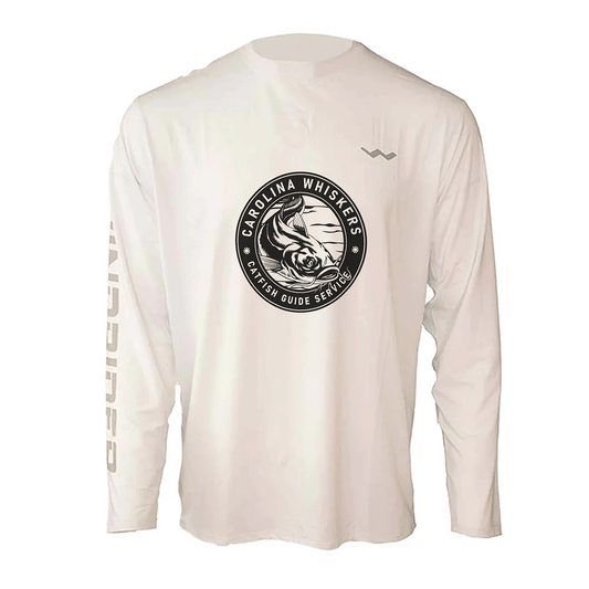 Carolina Whiskers Helios Fishing Shirt - White - WindRider