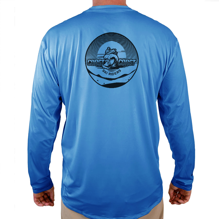 Coast 2 Coast Ski Riders Helios Fishing Shirt - Blue - WindRider