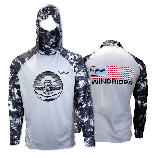 Coast 2 Coast Ski Riders Atoll Fishing Shirt - Grey - WindRider
