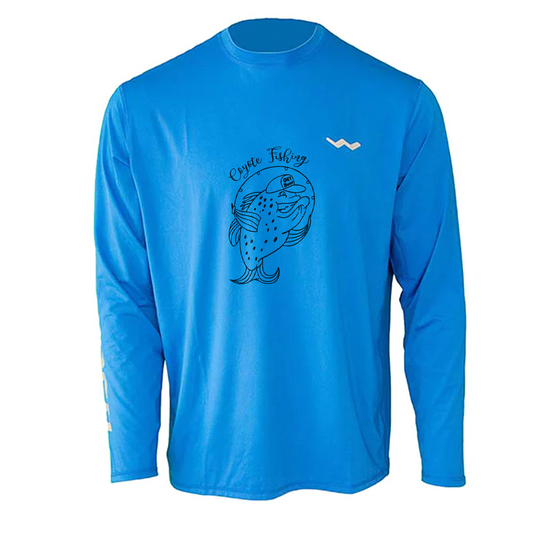 Coyote Fishing Helios Fishing Shirt - Blue - WindRider