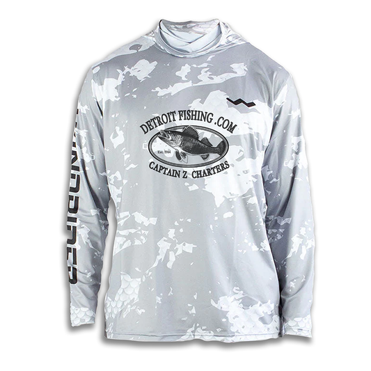DetroitFishing.com Hooded Helios - Hooded - Grey - WindRider