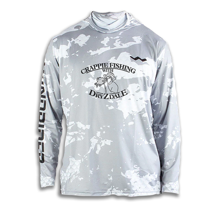 Custom Logoed Crappie Fishing with Dryzdale Fishing Shirts with Custom Logoed Crappie Fishing with Dryzdale Fishing Shirts with