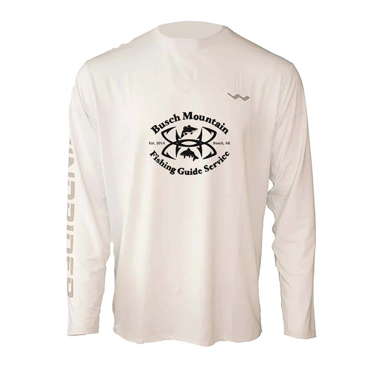 Busch Mountain Fishing Guide Service Helios Fishing Shirt - Red - WindRider