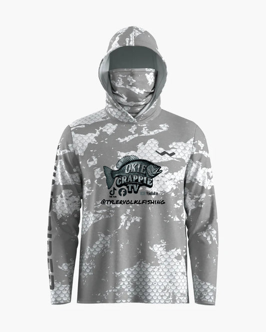 OKIE CRAPPIE TV Hooded Helios - Hooded - Grey - WindRider