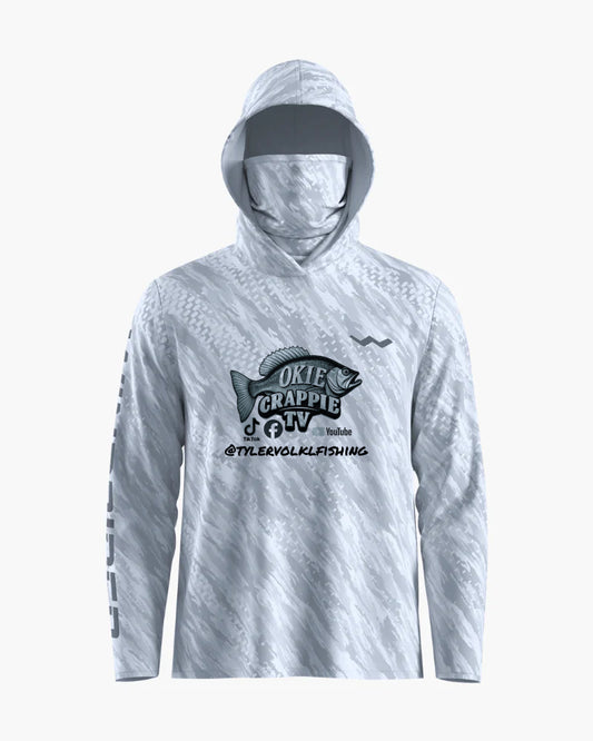 OKIE CRAPPIE TV Hooded Helios - Hooded - Grey - WindRider
