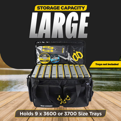 Hauler Tackle Bag — Rugged 420D Ripstop with 12 Storage Pockets (Medium, Large, XL)