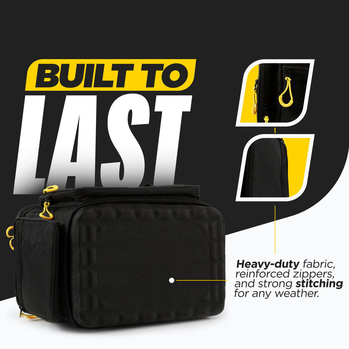 Hauler Tackle Bag — Rugged 420D Ripstop with 12 Storage Pockets (Medium, Large, XL)