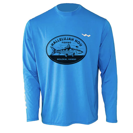 Hallelujah Hou Fishing Shirt - Blue - WindRider