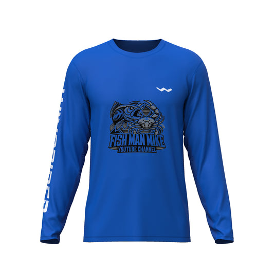 FishManMike Helios Fishing Shirt - Blue - WindRider