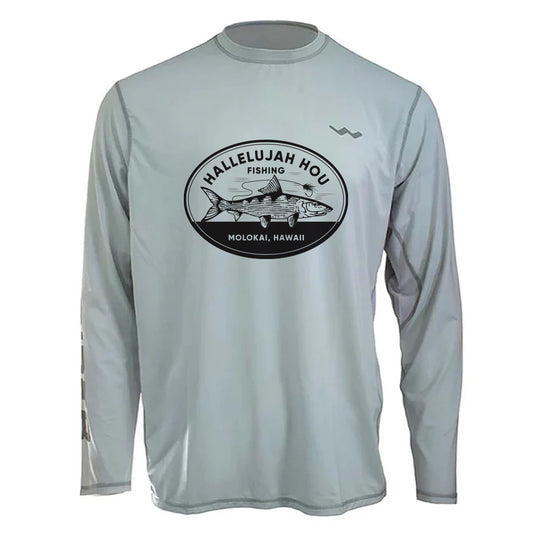 Hallelujah Hou Fishing Shirt - Grey - WindRider