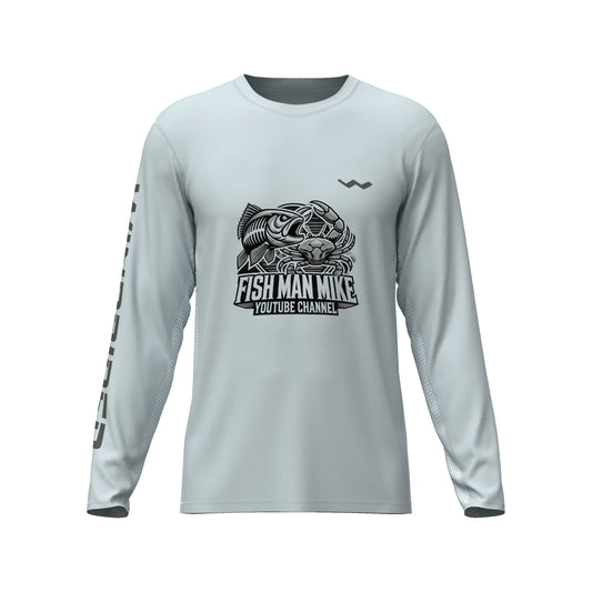 FishManMike Helios Fishing Shirt - Grey - WindRider