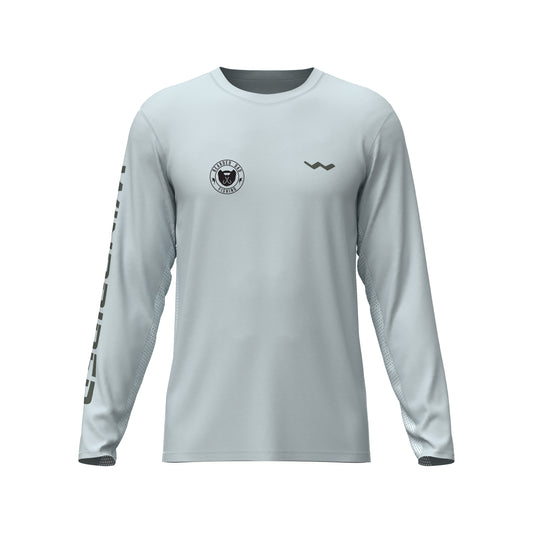 Bearded Dad Fishing Helios Fishing Shirt - Grey - WindRider