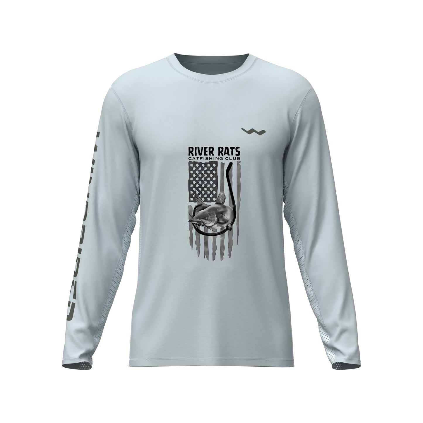 River Rats Catfishing Club Helios Fishing Shirt