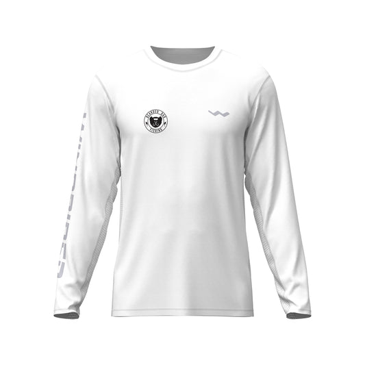 Bearded Dad Fishing Helios Fishing Shirt - White - WindRider