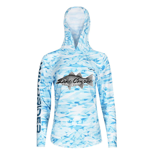 Women's Lake Conroe HELIOS™ Hooded Sun Shirts