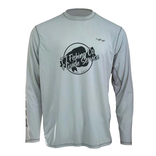 TJ FishingCo&Guide Service Helios Fishing Shirt - White - WindRider