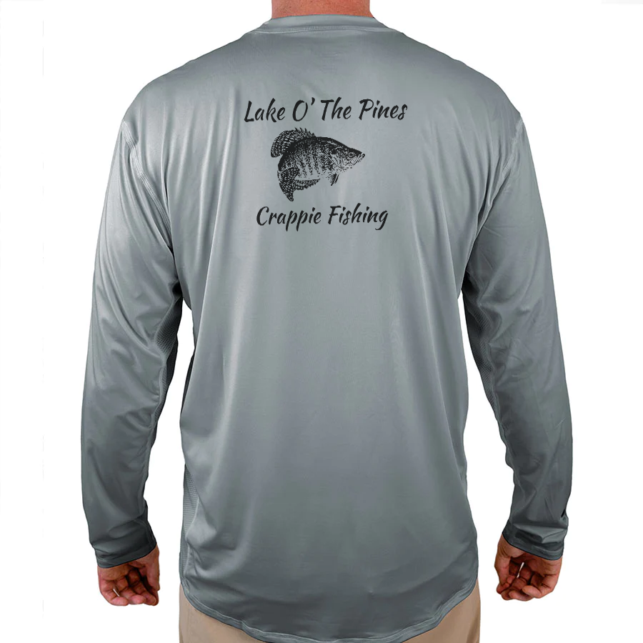 Lake O' Pines Crappie Fishing Helios Fishing Shirt