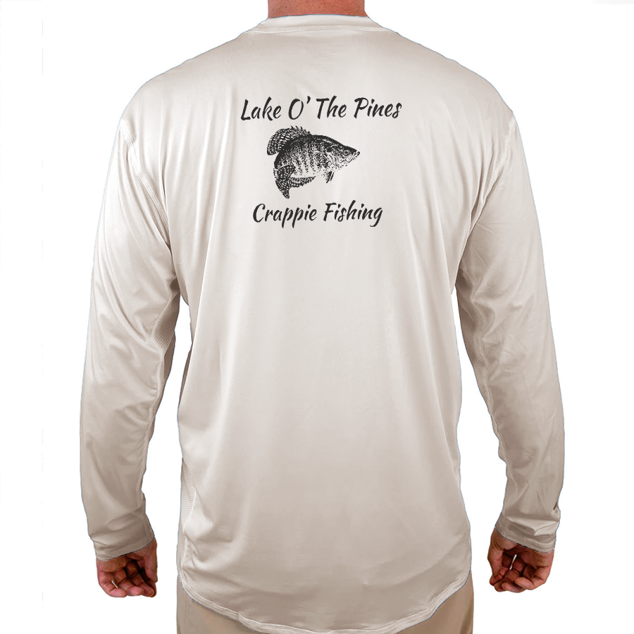 Lake O' Pines Crappie Fishing Helios Fishing Shirt