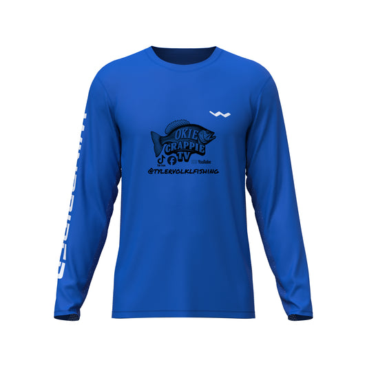 OKIE CRAPPIE TV Helios Fishing Shirt