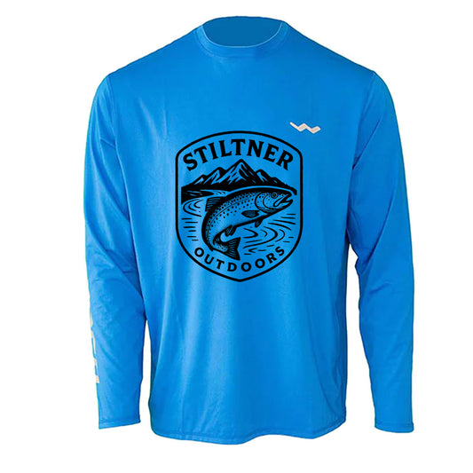Kris Stiltner Helios Fishing Shirt - Blue - WindRider