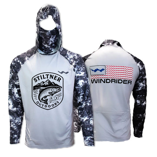 Kris Stiltner Atoll Fishing Shirt - Grey - WindRider