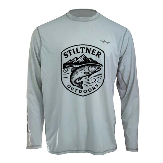 Kris Stiltner Helios Fishing Shirt - Grey - WindRider