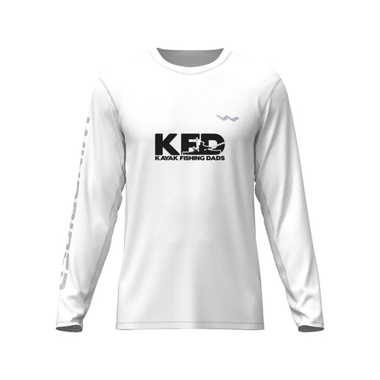 Kayak Fishing Dad's Helios Fishing Shirt - White - WindRider