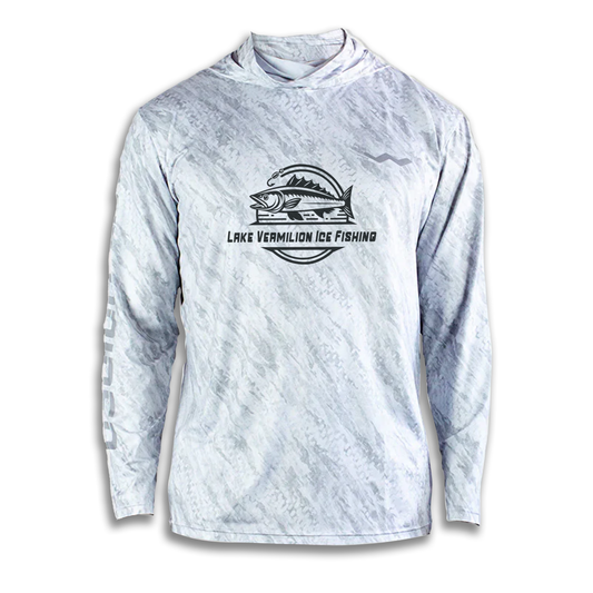Lake Vermilion Ice Fishing show Hooded Helios - Hooded - Grey - WindRider