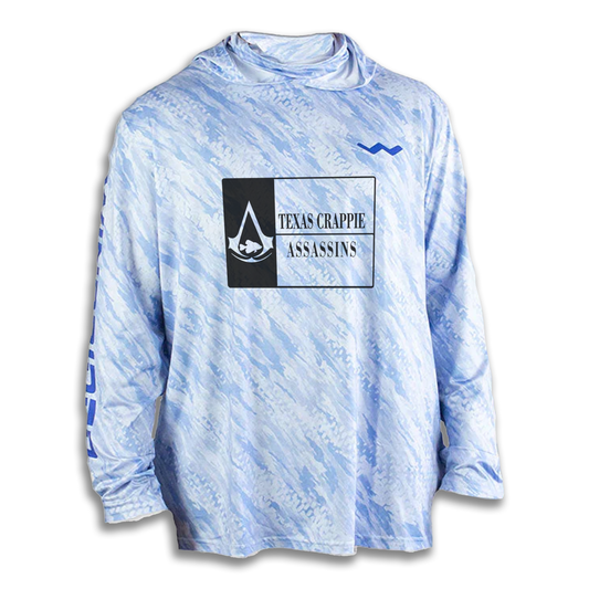 Texas Crappie Assassin Hooded Helios - Hooded - Grey - WindRider