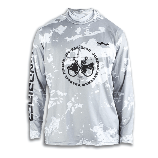 Joshua Matthew Crappie Fishin Hooded Helios - Hooded - Grey - WindRider