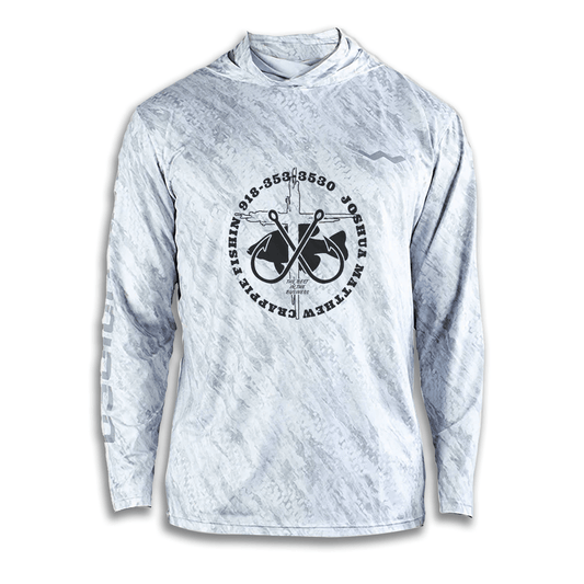 Joshua Matthew Crappie Fishin Hooded Helios - Hooded - Grey - WindRider