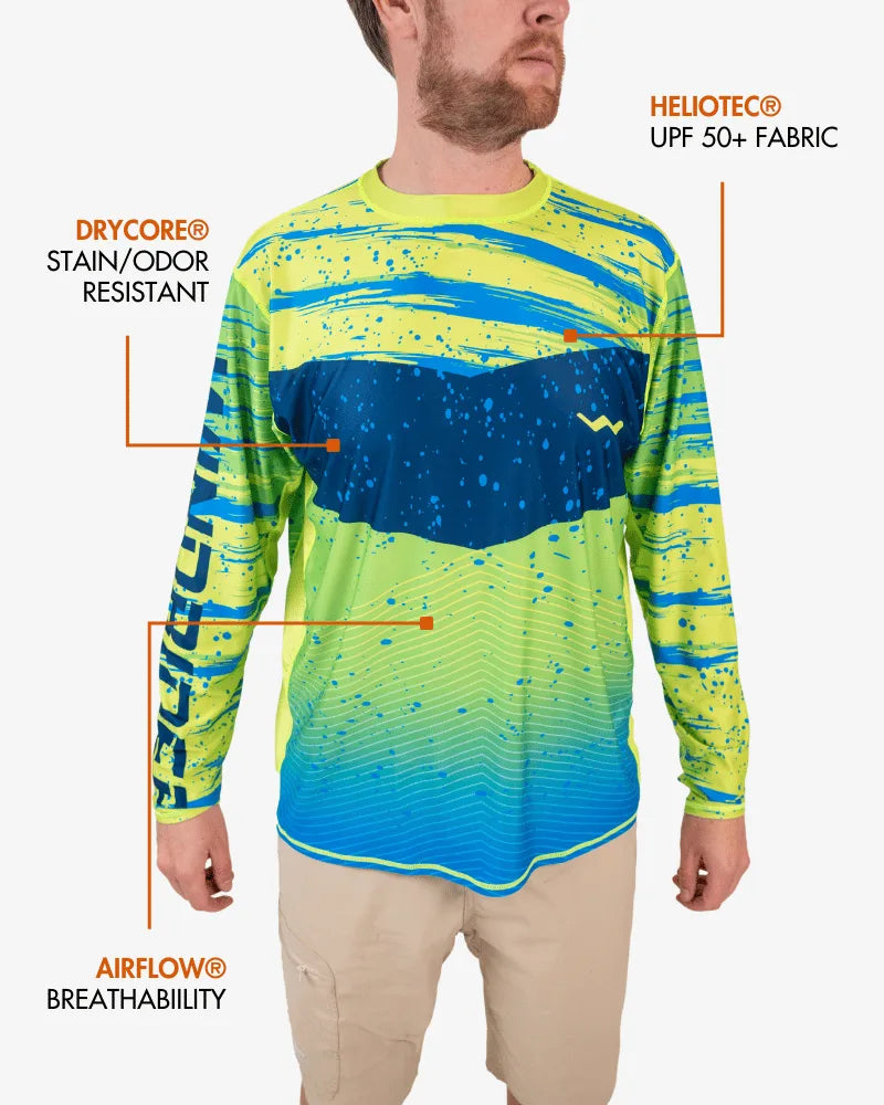 HELIOS Long Sleeve Fishing Shirt