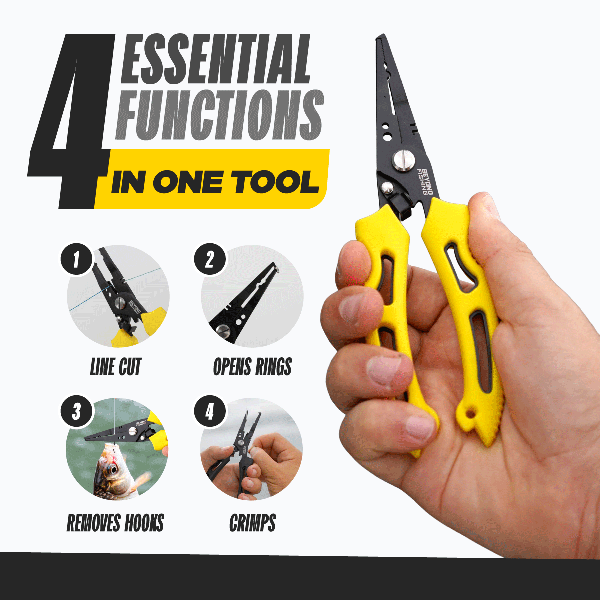 Beyond Braid QuickRig Multifunction Fishing Pliers