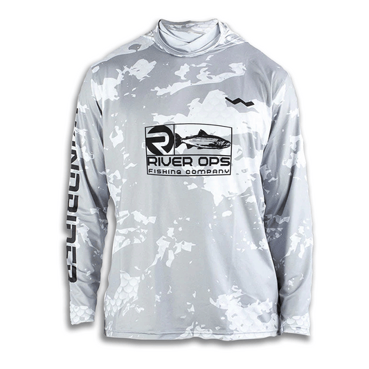 River Ops Fishing Company Hooded Helios - Hooded - Grey - WindRider