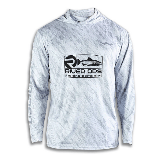 River Ops Fishing Company Hooded Helios - Hooded - Grey - WindRider