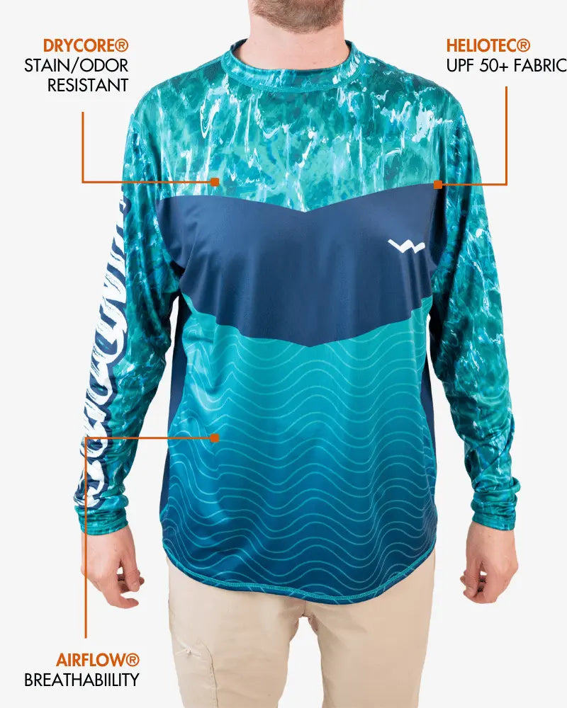 HELIOS Long Sleeve Fishing Shirt