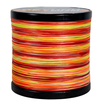 Beyond Braid Lava Red, Orange & Yellow Braided Fishing Line