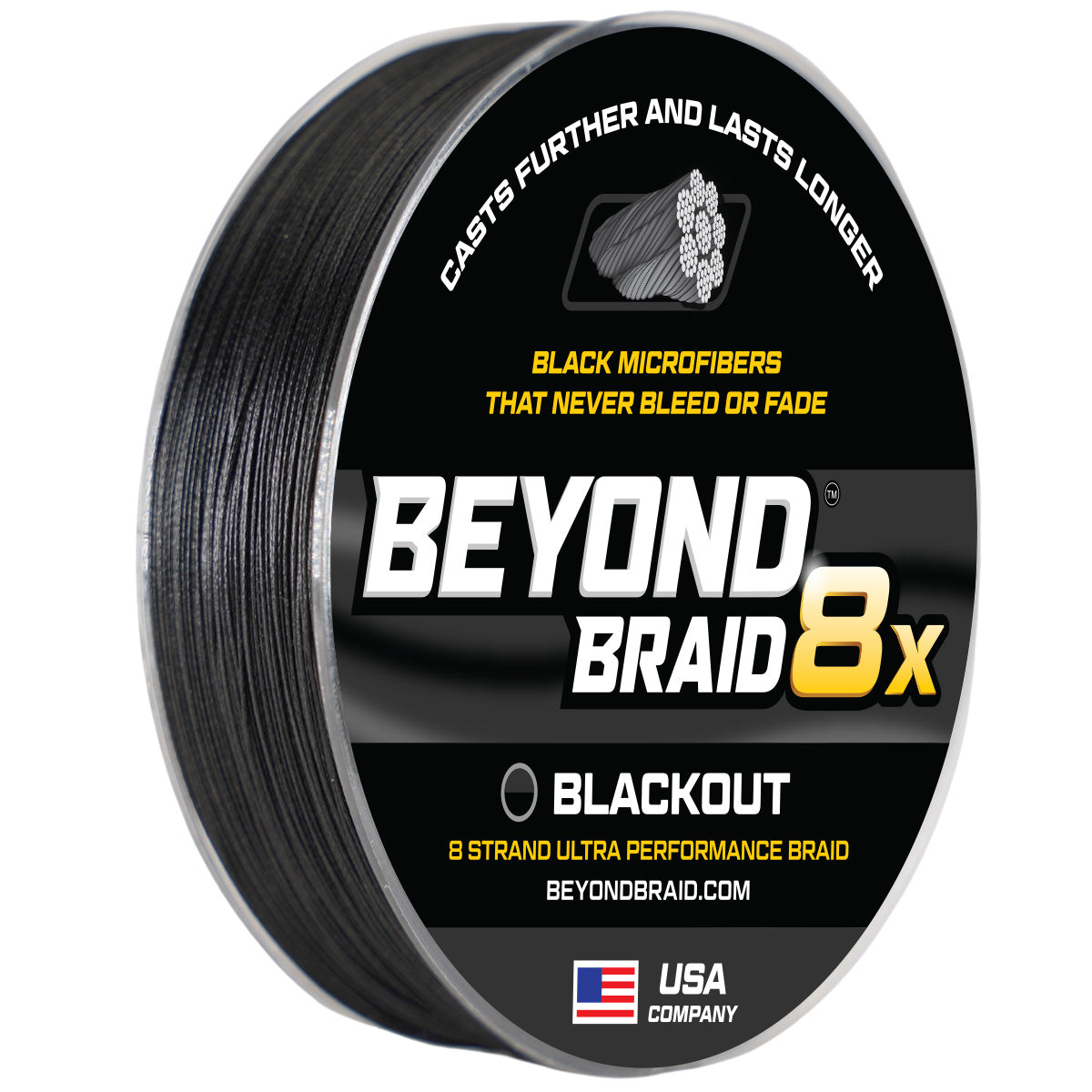 Beyond Braid Blackout 8X Braided Fishing Line
