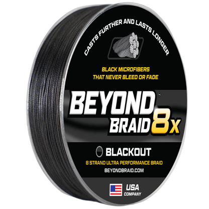 Beyond Braid Blackout 8X Braided Fishing Line