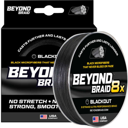 Beyond Braid Blackout 8X Braided Fishing Line