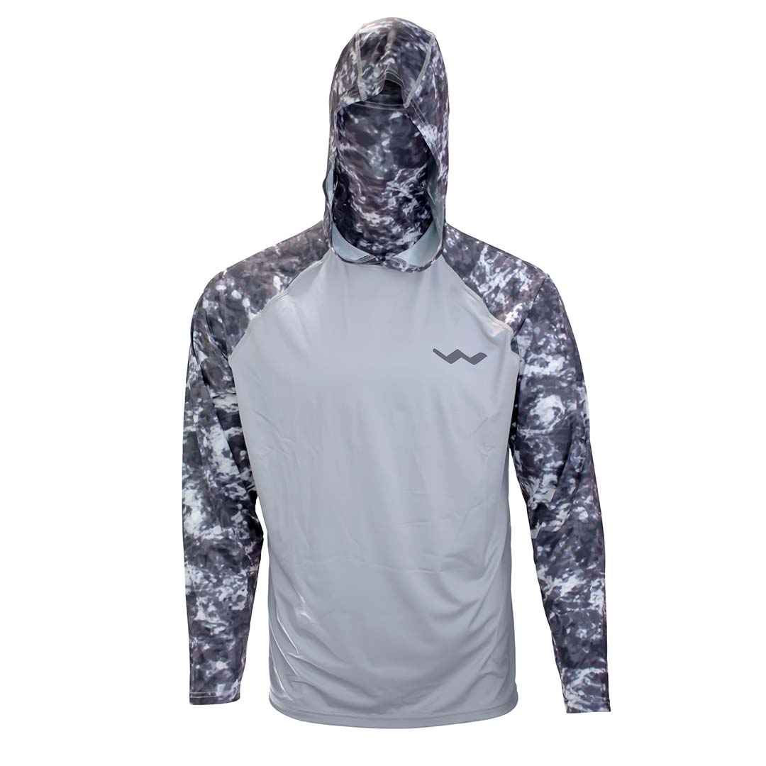 WindRider Long Sleeve Fishing Shirts for Men UPF 50+ Sun Protection with  Mesh Sides Stain Resistant and Moisture Wicking Grey Camo : :  Fashion