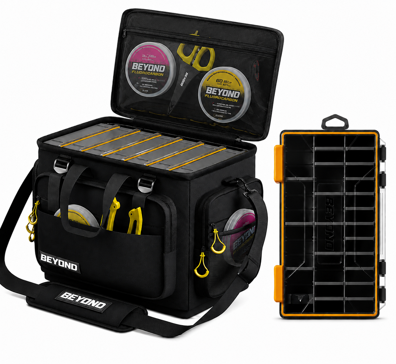 Hauler Tackle Bag — Rugged 420D Ripstop with 12 Storage Pockets (Medium, Large, XL)