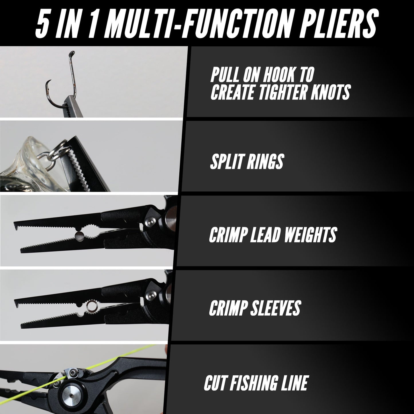 Beyond Braid Pro Aluminum Series 8" Fishing Pliers