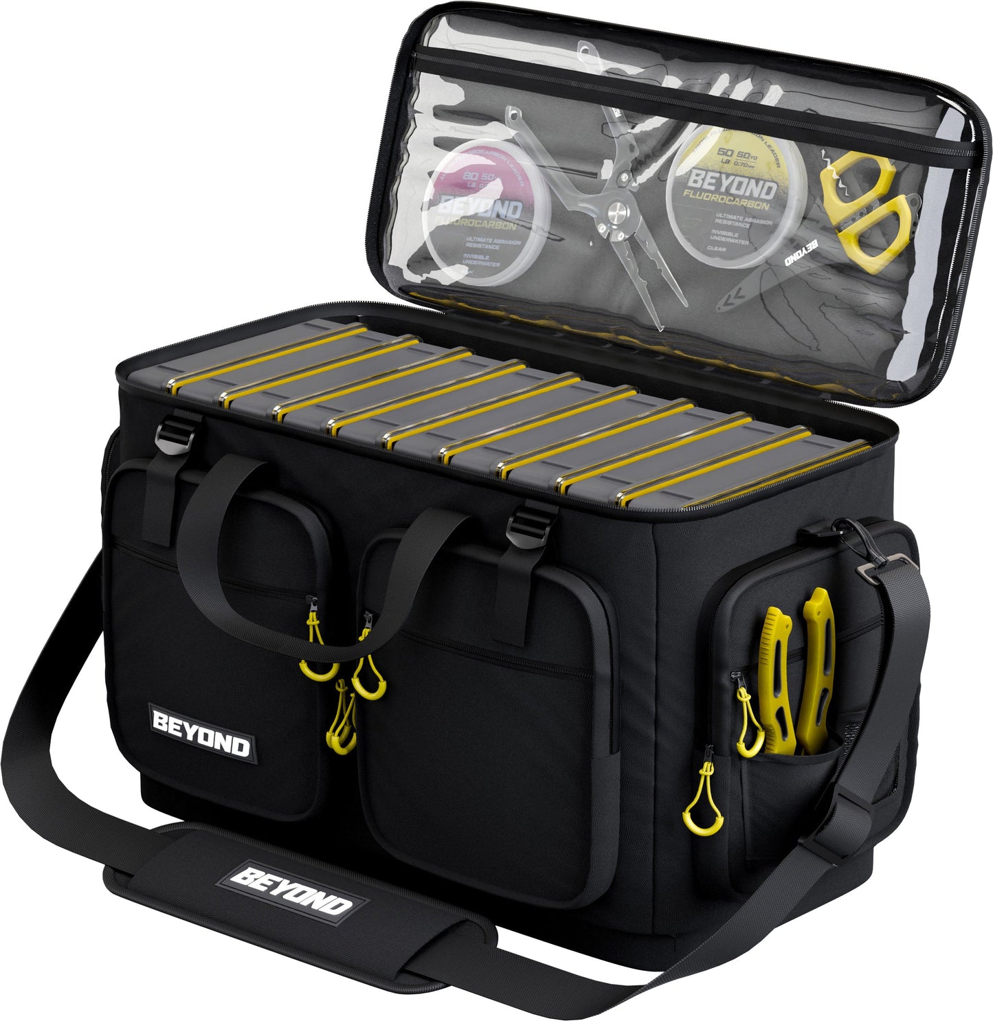 Hauler Tackle Bag — Rugged 420D Ripstop with 12 Storage Pockets (Medium, Large, XL)