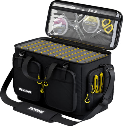 Hauler Tackle Bag — Rugged 420D Ripstop with 12 Storage Pockets (Medium, Large, XL)