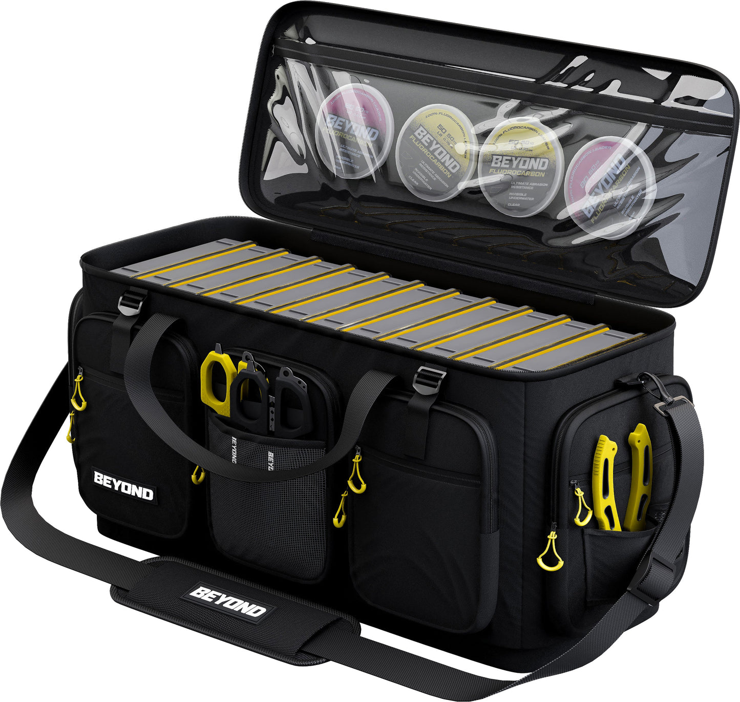 Hauler Tackle Bag — Rugged 420D Ripstop with 12 Storage Pockets (Medium, Large, XL)