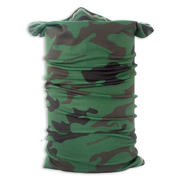 HELIOS™ Neck Gaiter Woodland Camo - WindRider